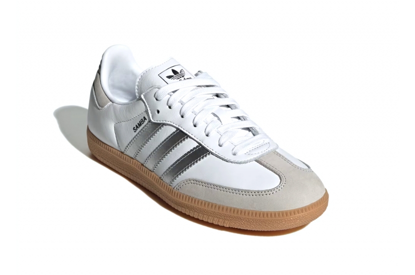  SAMBA OG WHITE SILVER METALLIC GREY [JI2725]