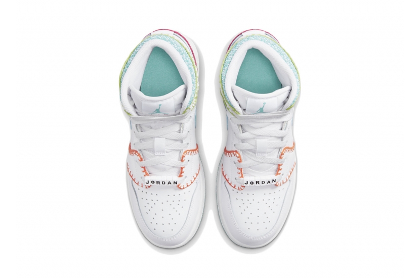 AIR JORDAN 1 MID MULTI KNIT (GS) [DM6218-100]