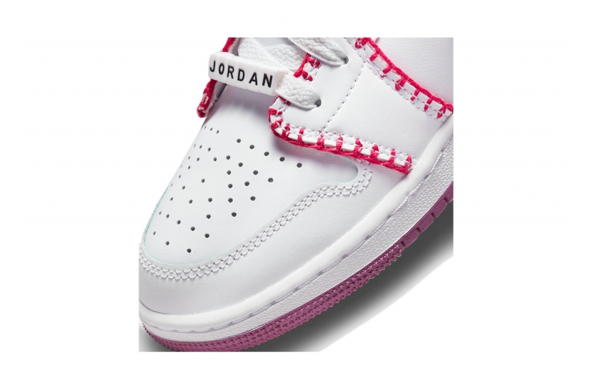 AIR JORDAN 1 LOW WHITE LIGHT BORDEUAX (GS) [DM9037-100]