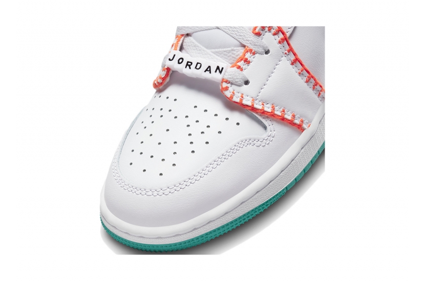 AIR JORDAN 1 MID MULTI KNIT (GS) [DM6218-100]